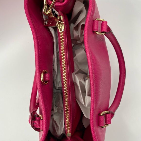 RU_Coach Sage Leather Pink Crossbody Satchel - Picture 6 of 10